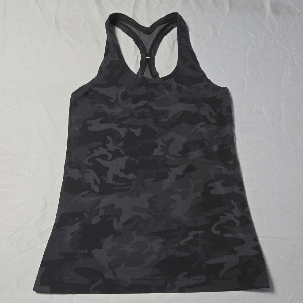 Lululemon Cool Racerback II *NuluHeritage 365 Camo Deep Coal Multi